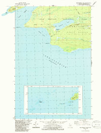 Feldtmann Lake 1985 topographic map thumbnail