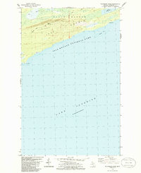 Feldtmann Ridge 1985 topographic map thumbnail