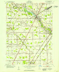Flat Rock 1952 topographic map thumbnail