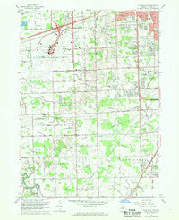 Flat Rock NE 1967 topographic map thumbnail