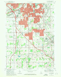 Flint South 1969 topographic map thumbnail