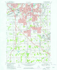 Flint South 1969 topographic map thumbnail