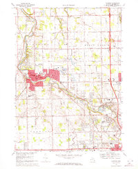 Flushing 1969 topographic map thumbnail