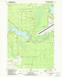 Foote Site Village 1989 topographic map thumbnail