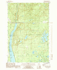 Forest Lake 1985 topographic map thumbnail