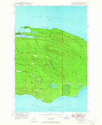 Fort Wilkins 1948 topographic map thumbnail
