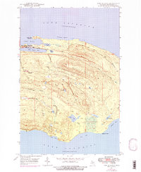 Fort Wilkins 1948 topographic map thumbnail