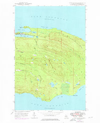Fort Wilkins 1948 topographic map thumbnail