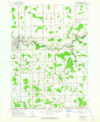Frankenmuth 1963 topographic map thumbnail