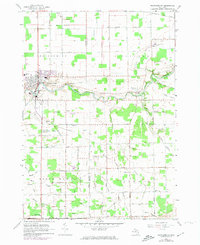 Frankenmuth 1963 topographic map thumbnail