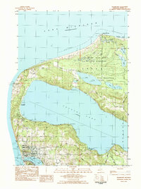 Frankfort 1983 topographic map thumbnail