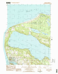 Frankfort 1983 topographic map thumbnail
