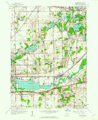 Galesburg 1961 topographic map thumbnail