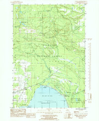 Garden Corners 1985 topographic map thumbnail
