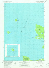 Garden Island West 1980 topographic map thumbnail