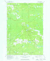Garnet 1973 topographic map thumbnail