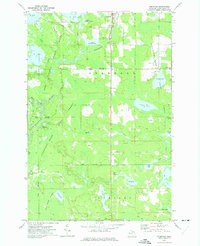 Germfask 1972 topographic map thumbnail