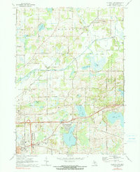 Gilletts Lake 1970 topographic map thumbnail