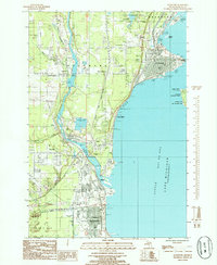 Gladstone 1985 topographic map thumbnail