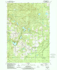 Glennie 1989 topographic map thumbnail