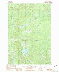 Gogebic 1982 topographic map thumbnail