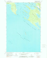 Goose Island 1964 topographic map thumbnail