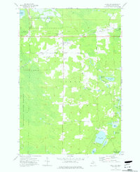 Gould City 1973 topographic map thumbnail