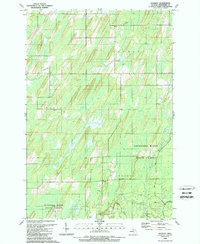 Gourley 1989 topographic map thumbnail