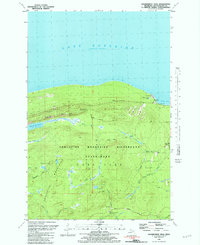 Government Peak 1981 topographic map thumbnail