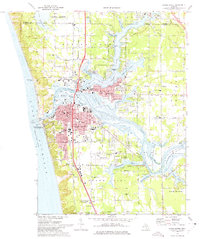 Grand Haven 1972 topographic map thumbnail