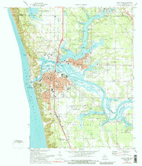 Grand Haven 1972 topographic map thumbnail