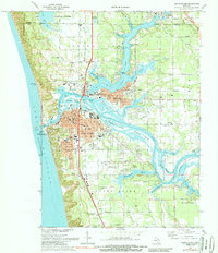 Grand Haven 1972 topographic map thumbnail