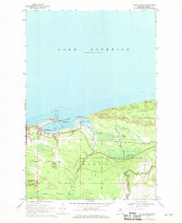 Grand Marais 1968 topographic map thumbnail