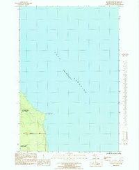 Granite Point 1985 topographic map preview