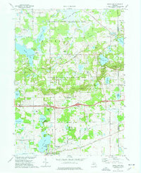 Grass Lake 1973 topographic map thumbnail
