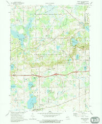 Grass Lake 1973 topographic map thumbnail