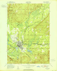 Grayling 1951 topographic map thumbnail