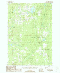 Green Timbers 1986 topographic map thumbnail