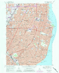 Grosse Pointe 1968 topographic map preview