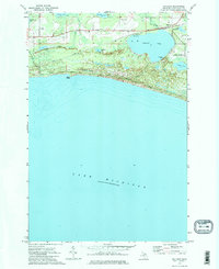 Gulliver 1972 topographic map thumbnail