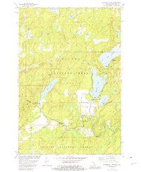 Hagerman Lake 1981 topographic map thumbnail