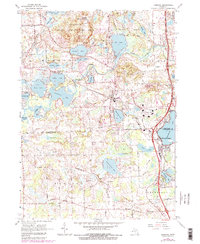 Hamburg 1965 topographic map thumbnail