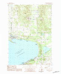 Harbor Springs 1983 topographic map thumbnail
