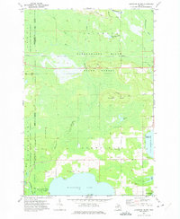 Hardwood Island 1972 topographic map thumbnail
