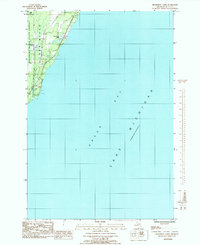 Henderson Lakes 1985 topographic map thumbnail