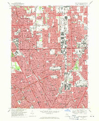 Highland Park 1968 topographic map thumbnail