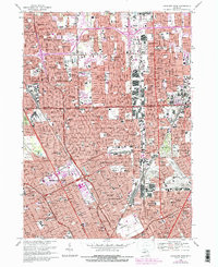 Highland Park 1968 topographic map thumbnail