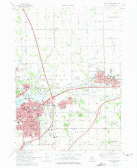 Holland East 1972 topographic map thumbnail
