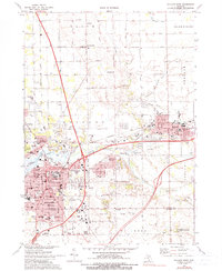 Holland East 1972 topographic map thumbnail