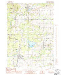Howard City 1985 topographic map thumbnail